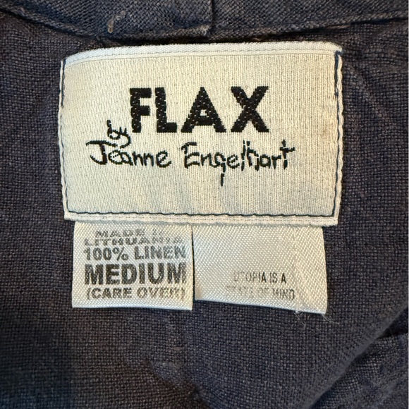 Flax by Jeanne Engelhart vintage linen sailor t-shirt dress - Picture 4 of 4